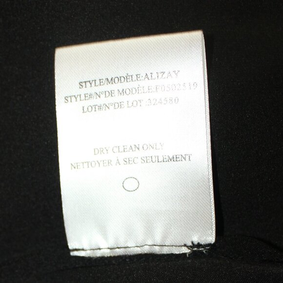 NWT Theory  Alizay Layered Silk Tank Top In Black  zip on  back size Large - Picture 9 of 9